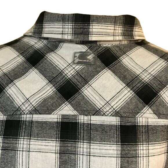 Colosseum Men’s Clemson tigers Long Sleeve Flannel Shirt Large New - Picture 8 of 9